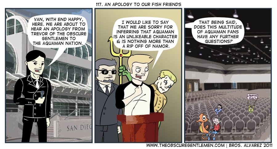 An apology to our fish friends